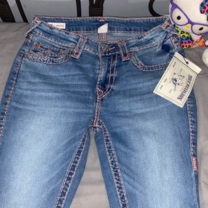 True Religion mid rise skinny jeans